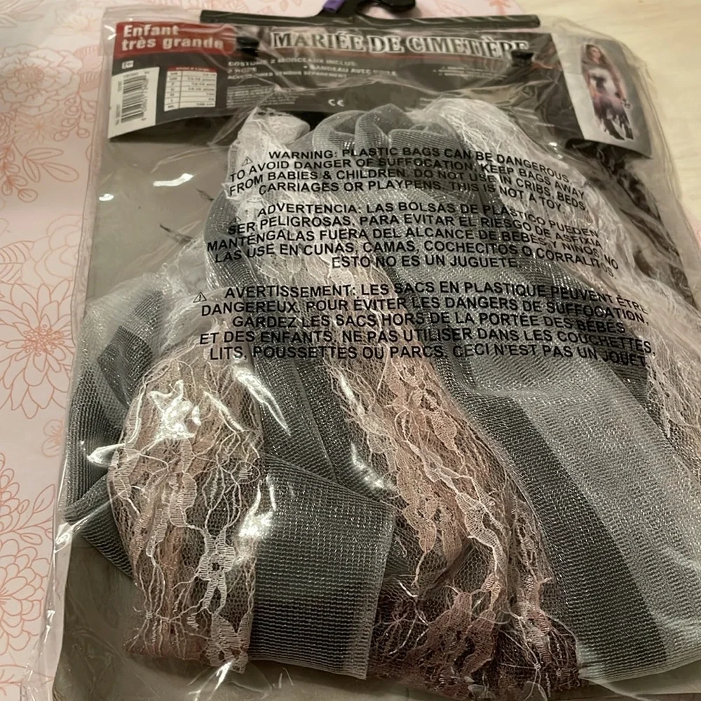 Child X-Large Graveyard Bride Costume